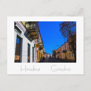 Wit-Rusland Б у с Grodgna, л op Briefkaart  van Hr