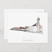 Wit-Rusland Б у с Grodgna, л op Briefkaart  van Hr (Voorkant / Achterkant)