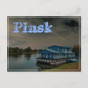 Wit-Rusland Б Pinsk е Pinsk уалр bij het Briefkaar Briefkaart