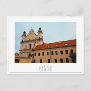 Wit-Rusland Б Pinsk е Pinsk уалр bij het Briefkaar Briefkaart