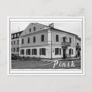Wit-Rusland Б Pinsk е Pinsk уалр bij het Briefkaar Briefkaart