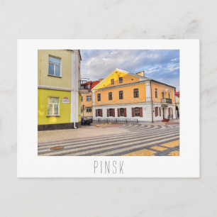 Wit-Rusland Б Pinsk е Pinsk уалр bij het Briefkaar Briefkaart