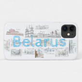 Wit-Rusland Architecture Cities Collage iPhone 11  Case-Mate iPhone Case (Achterkant (horizontaal))