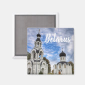 Wit-Rusland Architectuur Kerk Landschap Magneet (Voorkant / Achterkant)