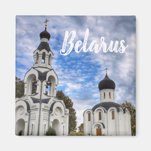 Wit-Rusland Architectuur Kerk Landschap Magneet (Voorkant)