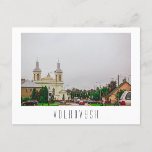 Wit-Rusland - Architectuur van de Vawkavysk City Briefkaart