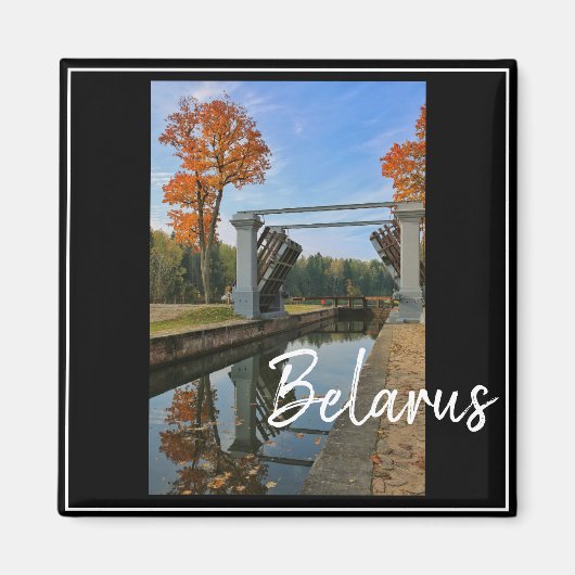 Wit-Rusland Augustow Canal Architecture Natuur Mag Magneet (Voorkant)