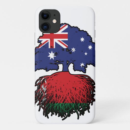 Wit-Rusland - Australische Australië - boomstammen Case-Mate iPhone Case (Achterkant)