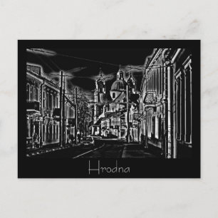 Wit-Rusland Belarus Гродно Hrodna Гродно Ansichtka Briefkaart