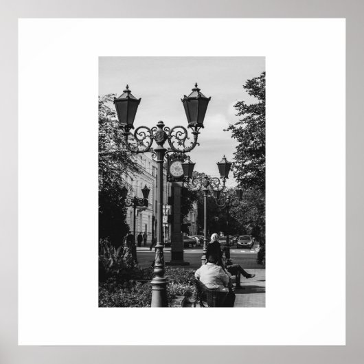Wit-Rusland Belarus Brest Брэст Architectuur Poste Poster (Voorkant)