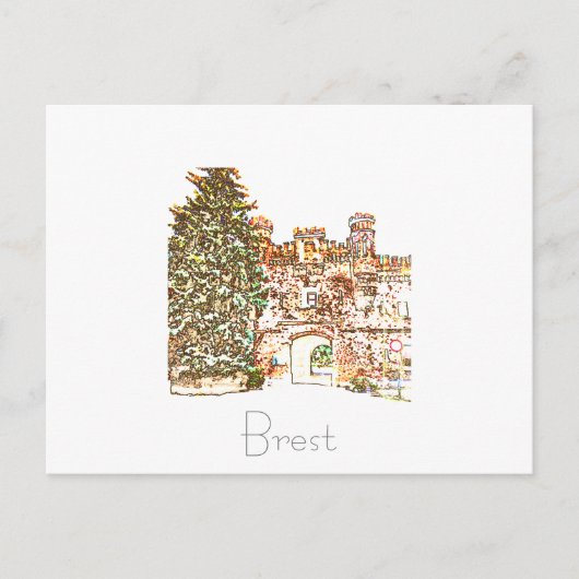 Wit-Rusland Belarus Brest Brjést Brest Ansichtkaar Briefkaart (Voorkant)