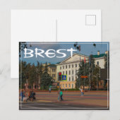 Wit-Rusland Belarus Brest Brjest Brest Architectuu Briefkaart (Voorkant / Achterkant)
