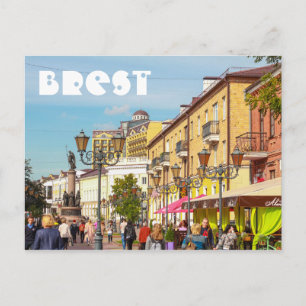 Wit-Rusland Belarus Brest Brjost Brest Architectuu Briefkaart