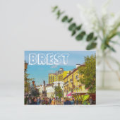 Wit-Rusland Belarus Brest Brjost Brest Architectuu Briefkaart (Staand voorkant)