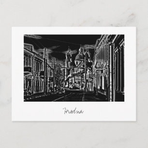 Wit-Rusland Belarus Grodno Hrodna Гродно Ansichtka Briefkaart