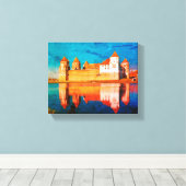 Wit-Rusland Belarus Mir Kasteel Mirski Architectuu Canvas Afdruk (Insitu (Houten vloer))