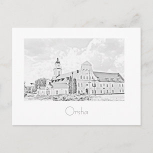 Wit-Rusland Belarus Orsha Vorsha Orsha Ansichtkaar Briefkaart