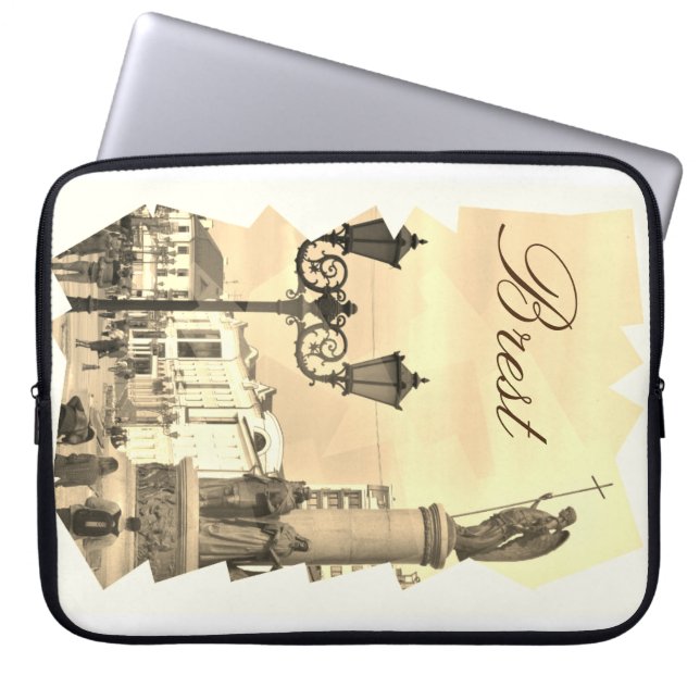 Wit-Rusland Brest Architectuur Laptop Hoes Deksel (Voorkant)