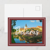 Wit-Rusland Briefkaart van het Nesvizhpaleis Archi (Voorkant / Achterkant)