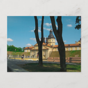 Wit-Rusland Briefkaart van het paleis Niasviž Nesv