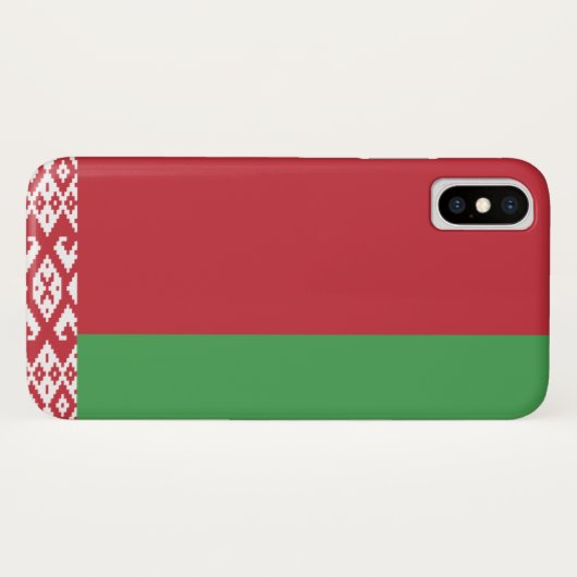 Wit-Rusland Case-Mate iPhone Case (Achterkant (horizontaal))