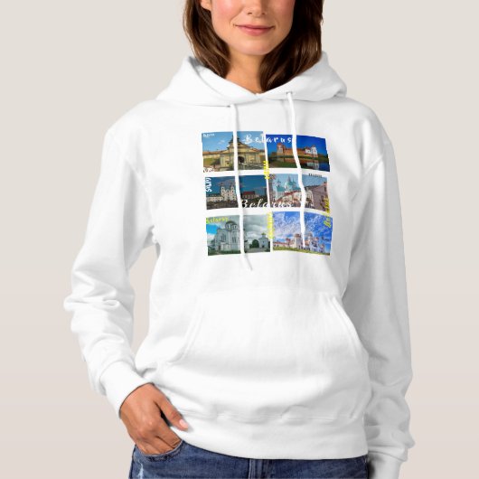 Wit-Rusland - Castle Architecture van de Grodno Mi Hoodie (Voorkant)