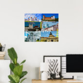 Wit-Rusland - Castle Architecture van de Grodno Mi Poster (Thuiskantoor)
