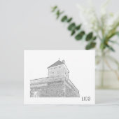 Wit-Rusland Cityscape City Castle Architecture Briefkaart (Staand voorkant)