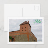 Wit-Rusland Cityscape City Castle Architecture Briefkaart (Voorkant / Achterkant)