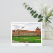 Wit-Rusland Cityscape City Castle Architecture Briefkaart (Staand voorkant)