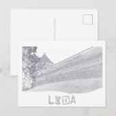 Wit-Rusland Cityscape City Castle Architecture Briefkaart (Voorkant / Achterkant)