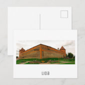 Wit-Rusland Cityscape City Castle Architecture Briefkaart (Voorkant / Achterkant)