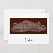 Wit-Rusland Cityscape City Castle Architecture Briefkaart (Voorkant / Achterkant)