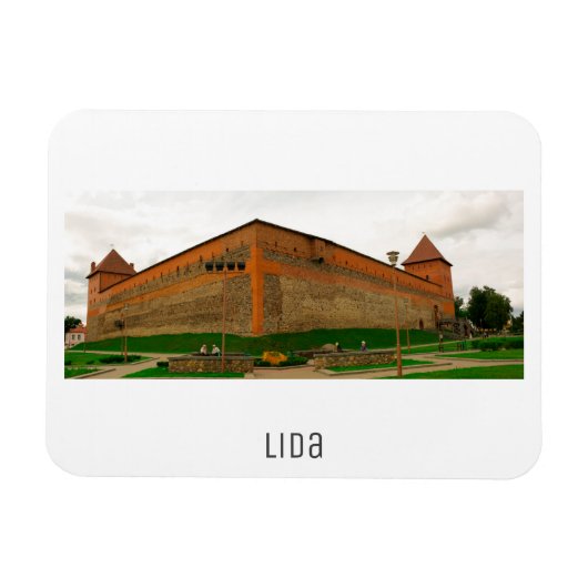 Wit-Rusland Cityscape City Castle Architecture Magneet (Horizontaal)