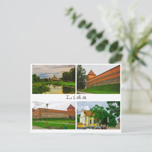 Wit-Rusland Cityscape City Street Architecture Briefkaart (Staand voorkant)