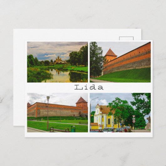 Wit-Rusland Cityscape City Street Architecture Briefkaart (Voorkant / Achterkant)