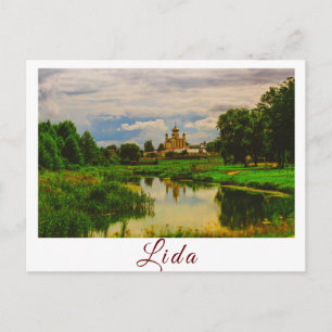 Wit-Rusland Cityscape City Street Architecture Briefkaart