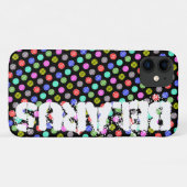 Wit-Rusland Folk Pattern и в н В iPhone 11 Hoesje  (Achterkant (horizontaal))