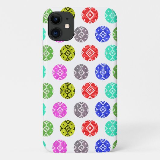 Wit-Rusland Folk Pattern и в н В iPhone 11 Hoesje  (Achterkant)