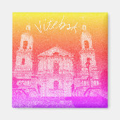 Wit-Rusland Gestylized Architecture Magnet Vitebsk (Voorkant)