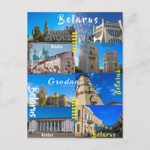 Wit-Rusland GrodCity Г ОрдоArchitectuur Briefkaart