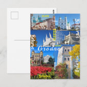 Wit-Rusland GrodCity Г ОрдоArchitectuur Briefkaart (Voorkant / Achterkant)