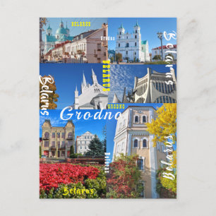 Wit-Rusland GrodCity Г ОрдоArchitectuur Briefkaart