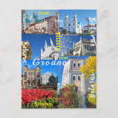 Wit-Rusland GrodCity Г ОрдоArchitectuur Briefkaart (Voorkant)