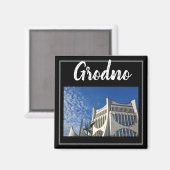 Wit-Rusland Grodno Architectuur Landschap Magneet (Voorkant / Achterkant)