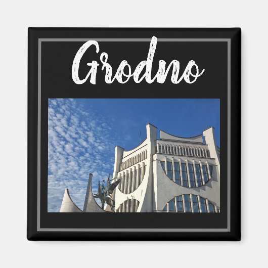 Wit-Rusland Grodno Architectuur Landschap Magneet (Voorkant)