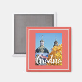 Wit-Rusland Grodno Architectuur Landschapsmagneet Magneet (Voorkant / Achterkant)