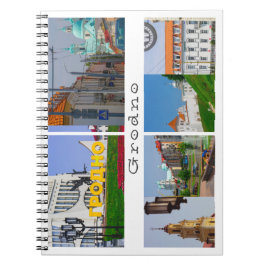 Wit-Rusland Grodno Cityscape City Street Architect Notitieboek