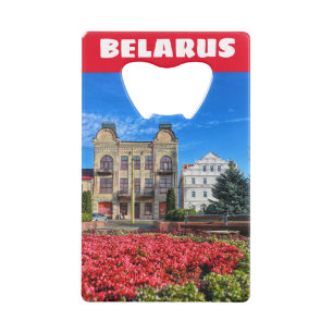 Wit-Rusland Grodno Hrodna Architectuur Bottelopene Creditkaart Flessenopener