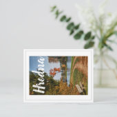 Wit-Rusland Grodno Landschap Briefkaart (Staand voorkant)